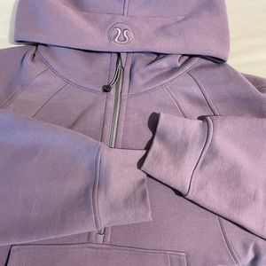 Lululemon Scuba - cropped half zip